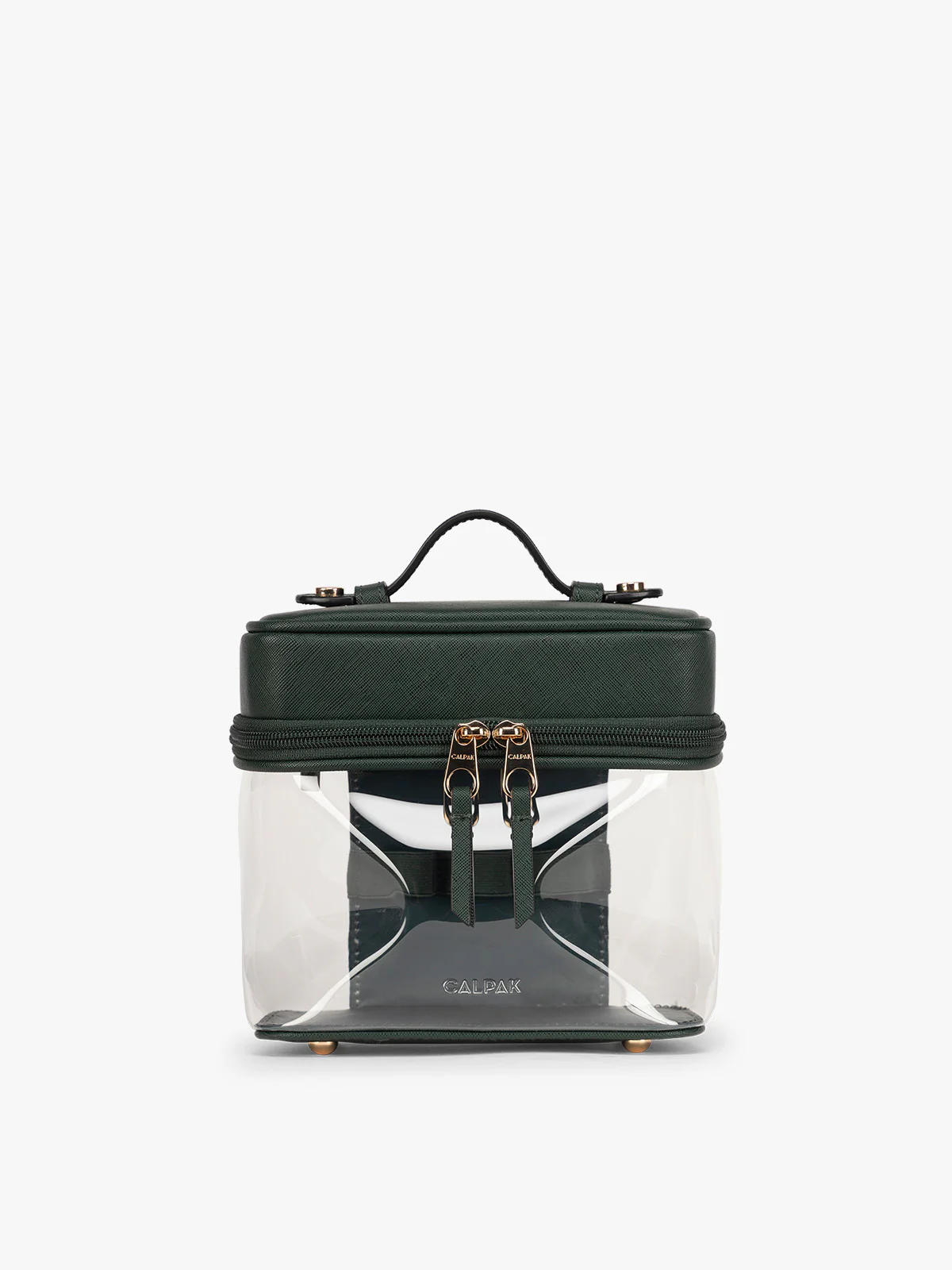 Clear Train Case with Top Compartment - Image 50