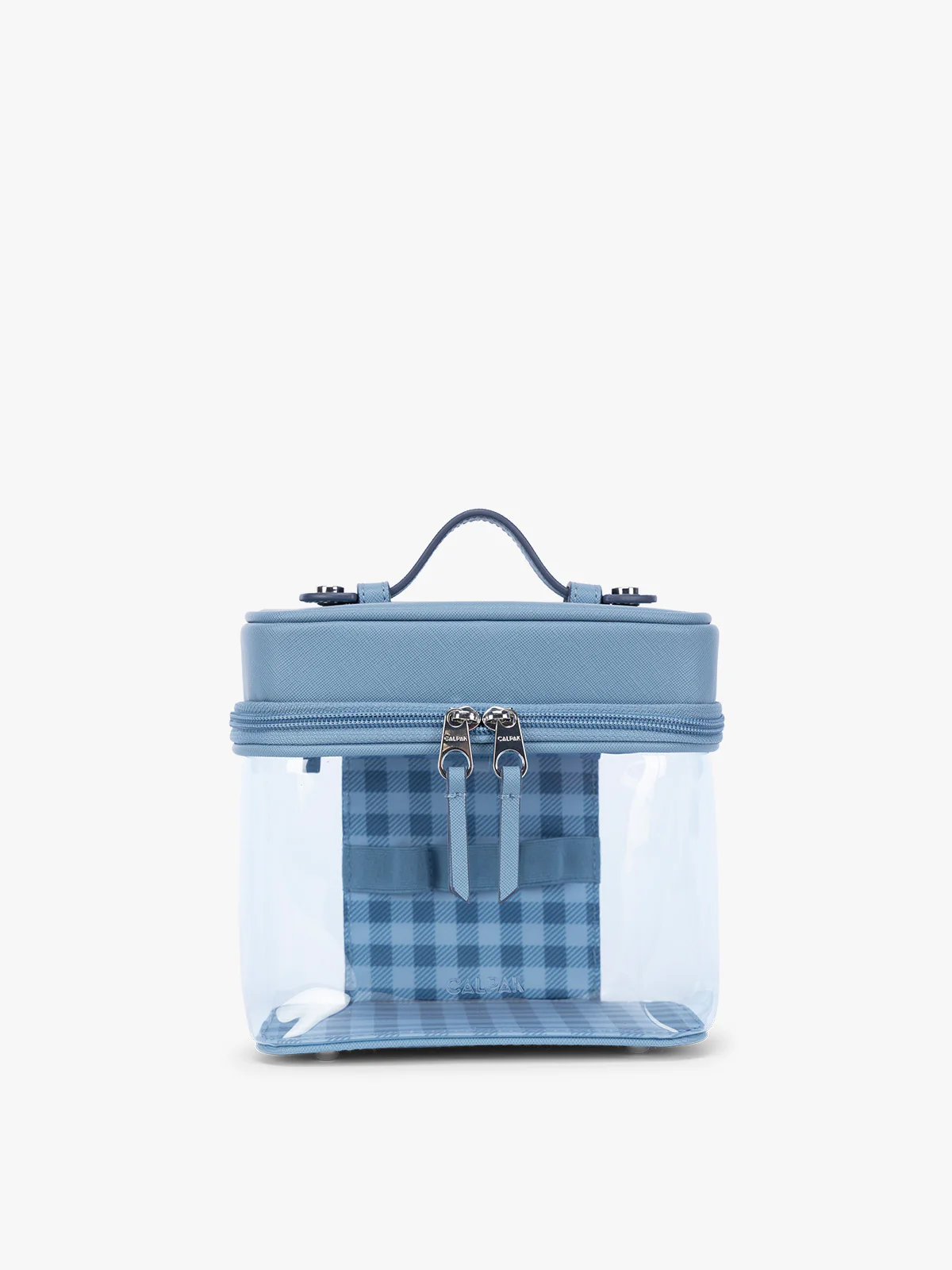Clear Train Case with Top Compartment - Image 55