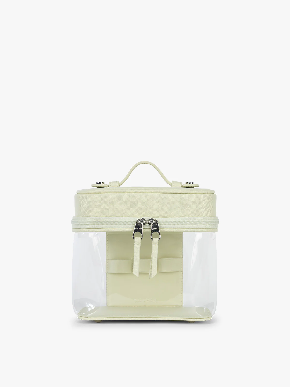Clear Train Case with Top Compartment - Image 63