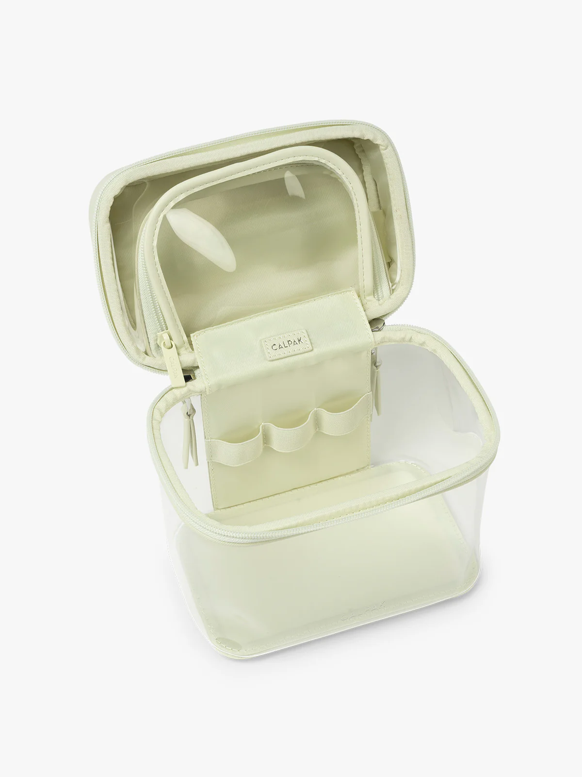 Clear Train Case with Top Compartment - Image 65