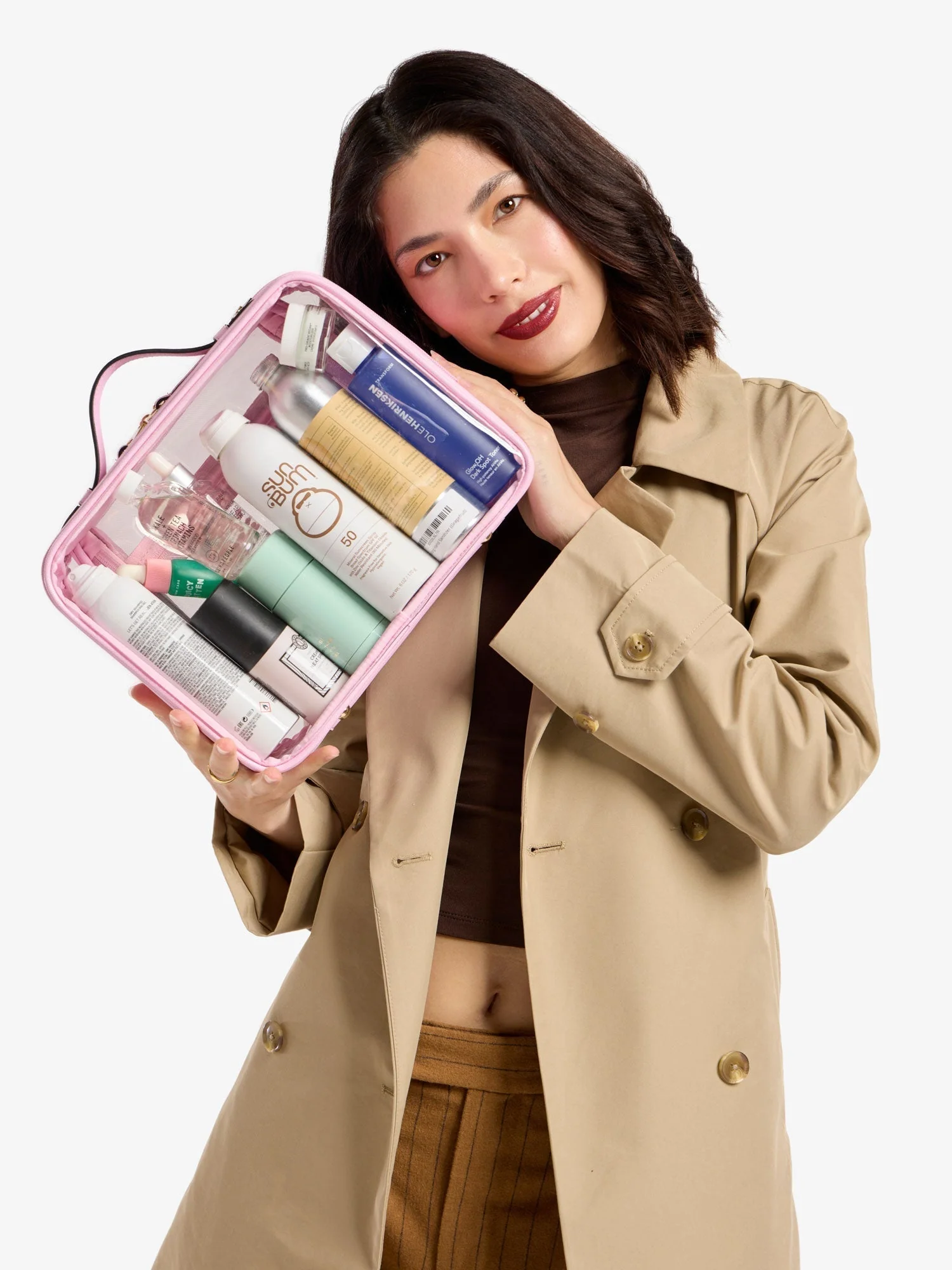 Large Clear Cosmetics Case - Image 105