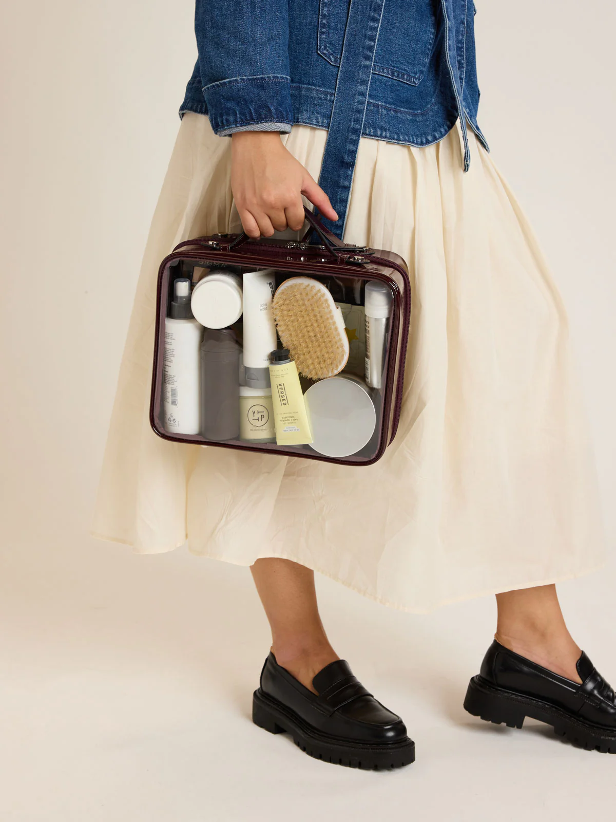 Large Clear Cosmetics Case - Image 121