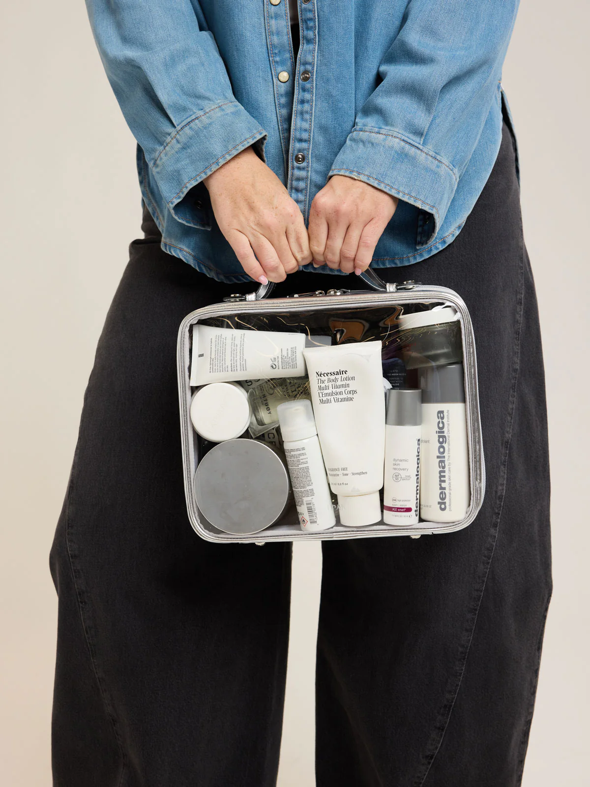 Large Clear Cosmetics Case - Image 130