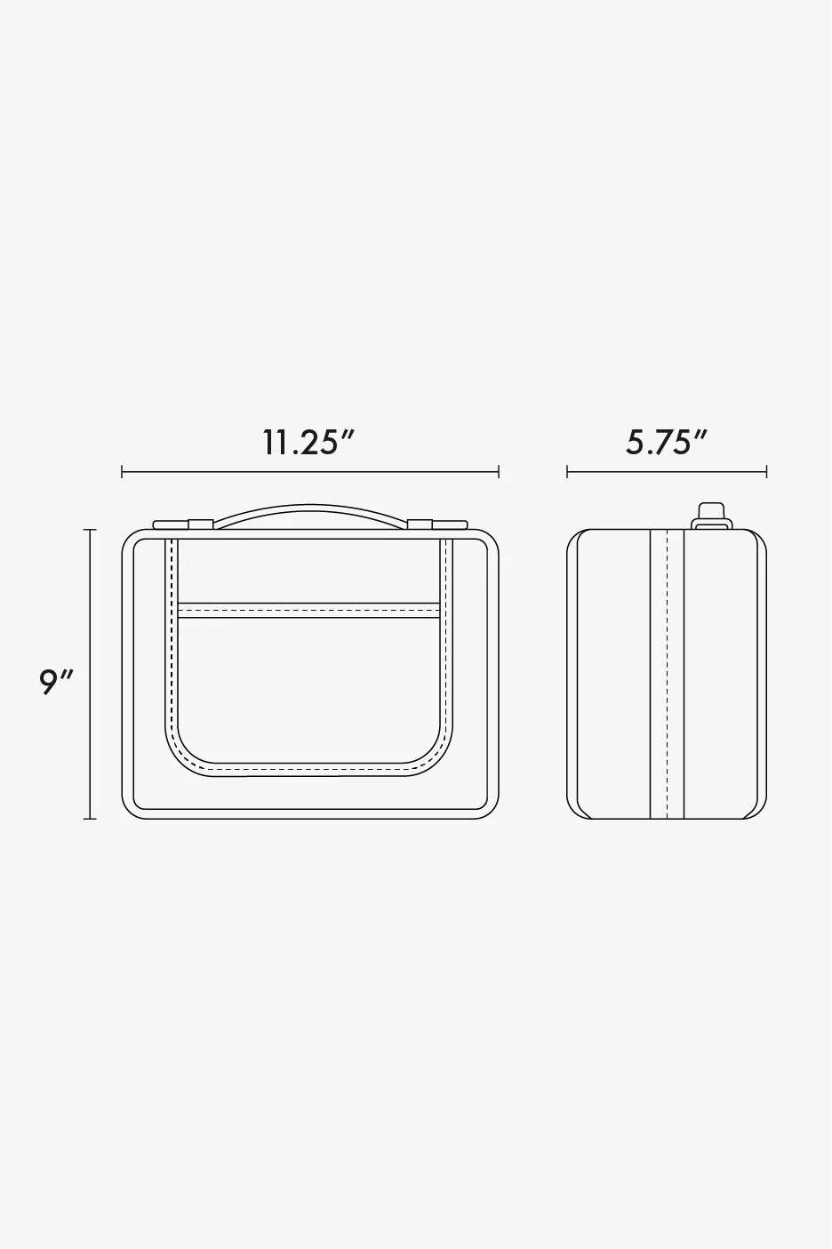 Large Clear Cosmetics Case - Image 158