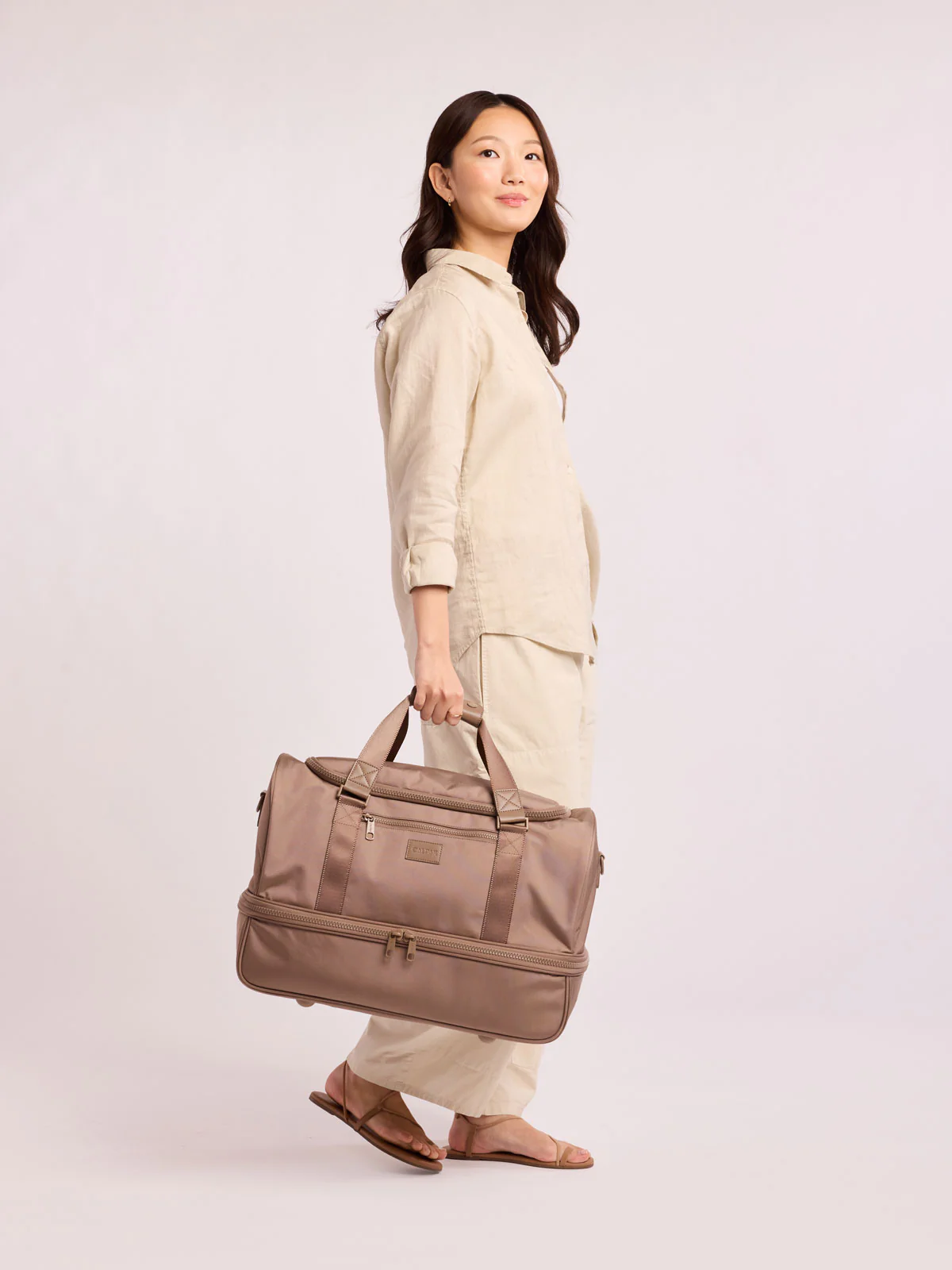 Stevyn Duffel Bag with Shoe Compartment - Image 98